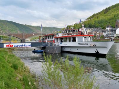 MS Moselprinz Anlegestelle Cochem Panoramafahrten
